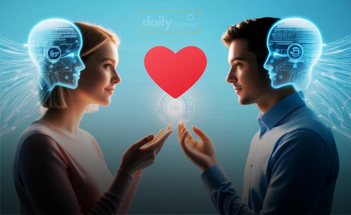 A digital representation of AI integrated with human health and wellness elements