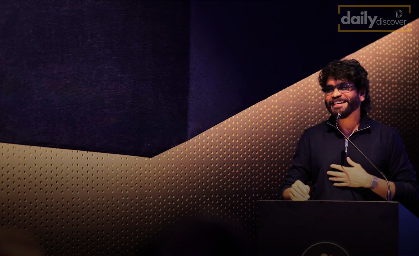 Actor Nagarjuna smiling during an exclusive interview about his 2025 journey