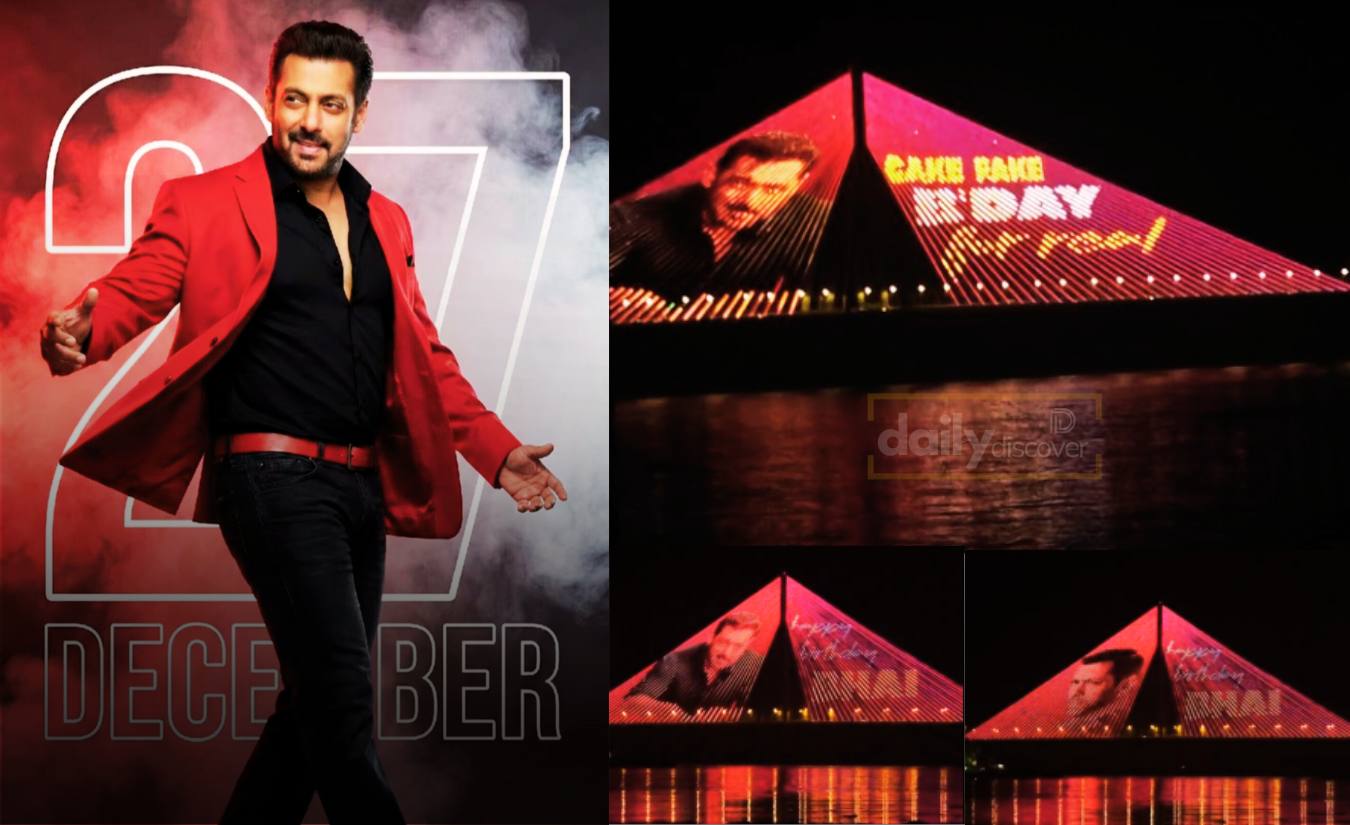 Bandra-Worli Sea Link bridge illuminated with tricolor lights for Salman Khan's birthday