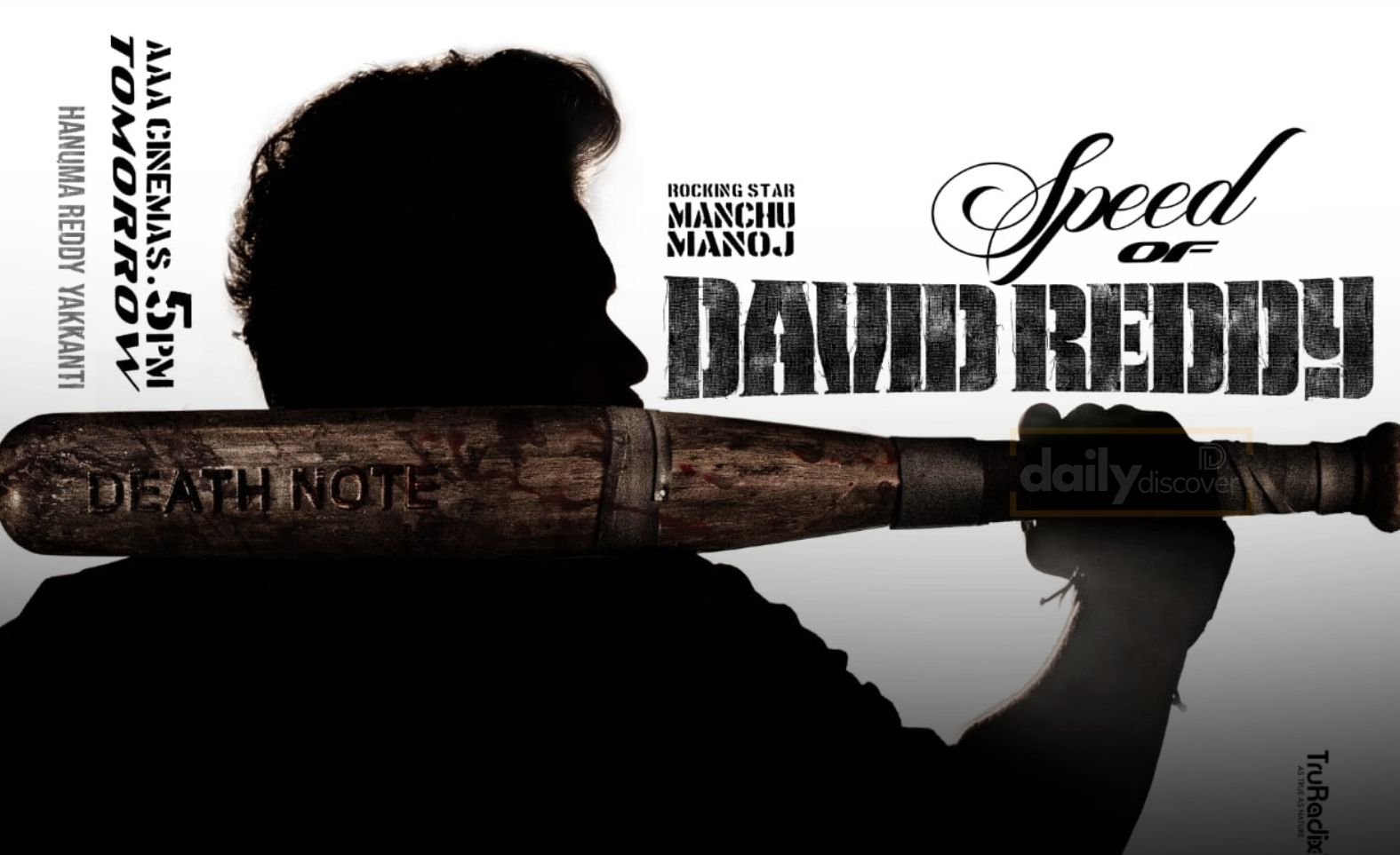 Manchu Manoj in a rugged action look from the movie David Reddy glimpse