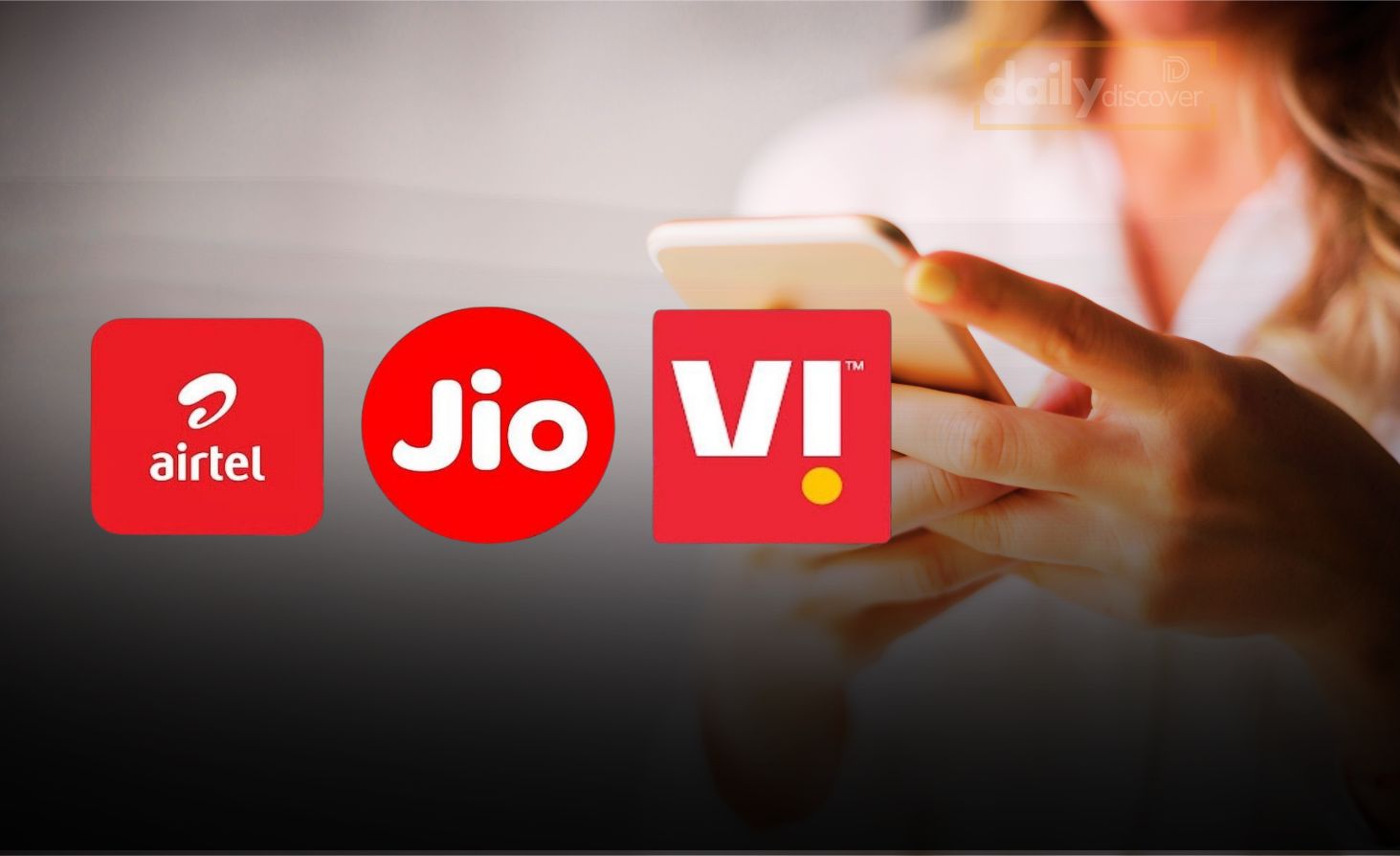 Graphic showing rising costs of mobile recharge plans with telecom company logos