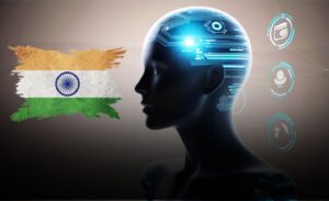 Global tech leaders at Bharat Mandapam during India AI Impact Summit 2026